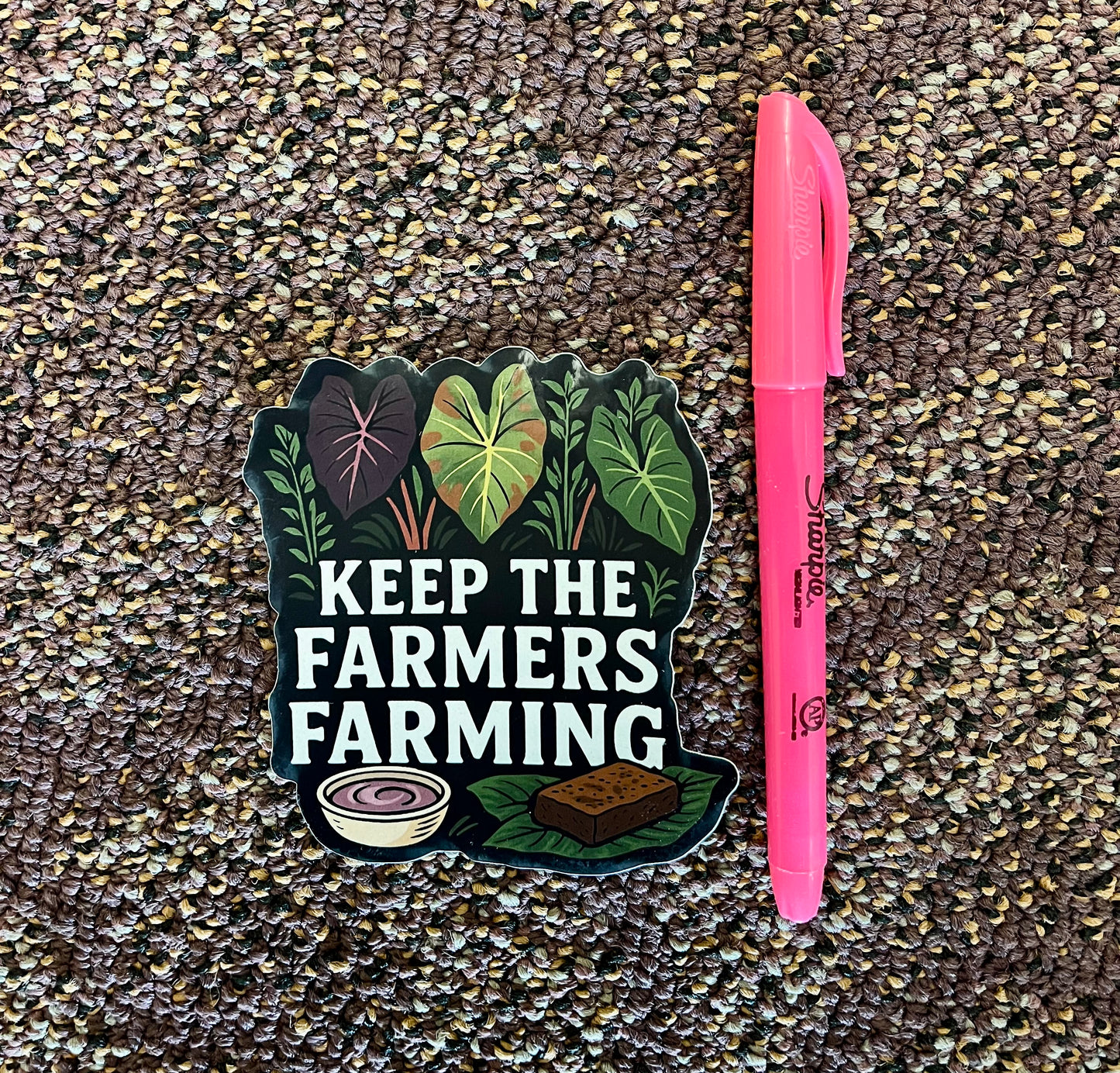 Keep The Farmers Farming Sticker