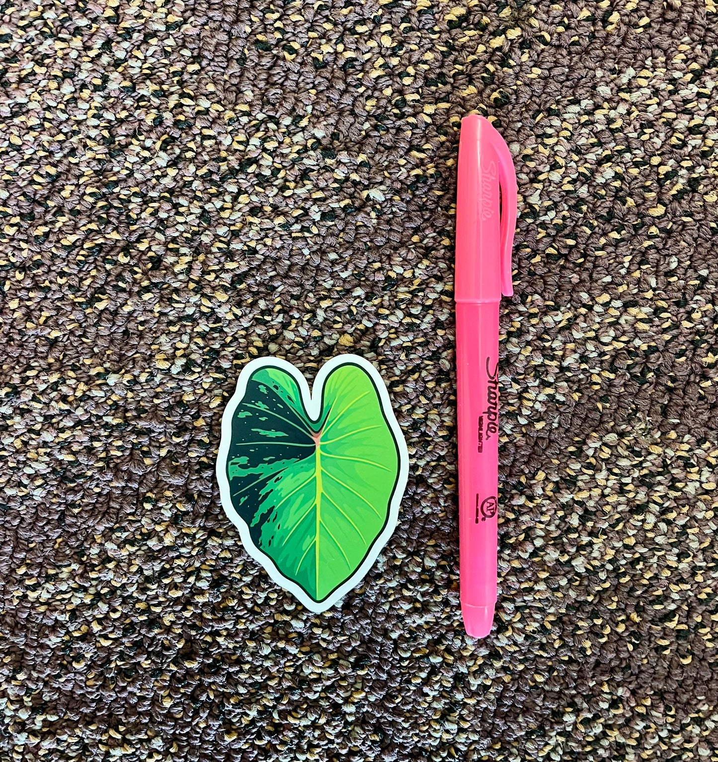 Kalo Leaf Sticker