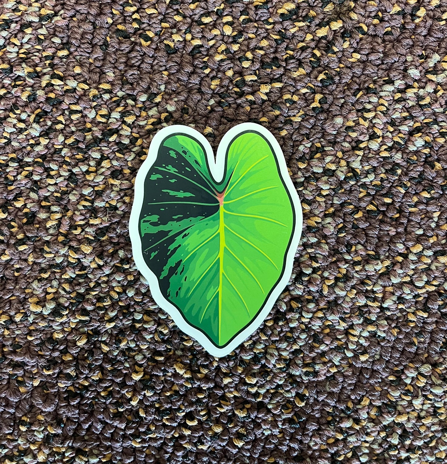 Kalo Leaf Sticker