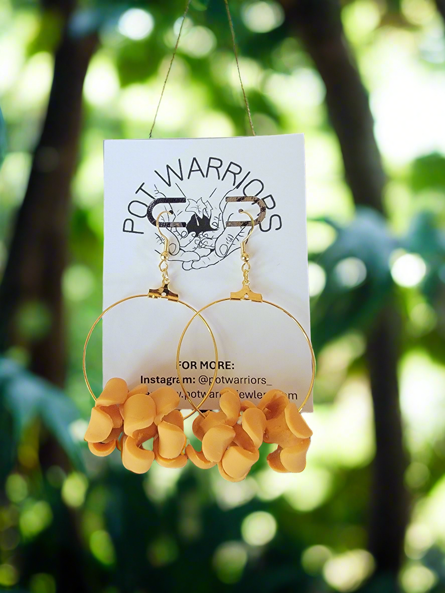 Triple Puakenikeni Hoop Dangle