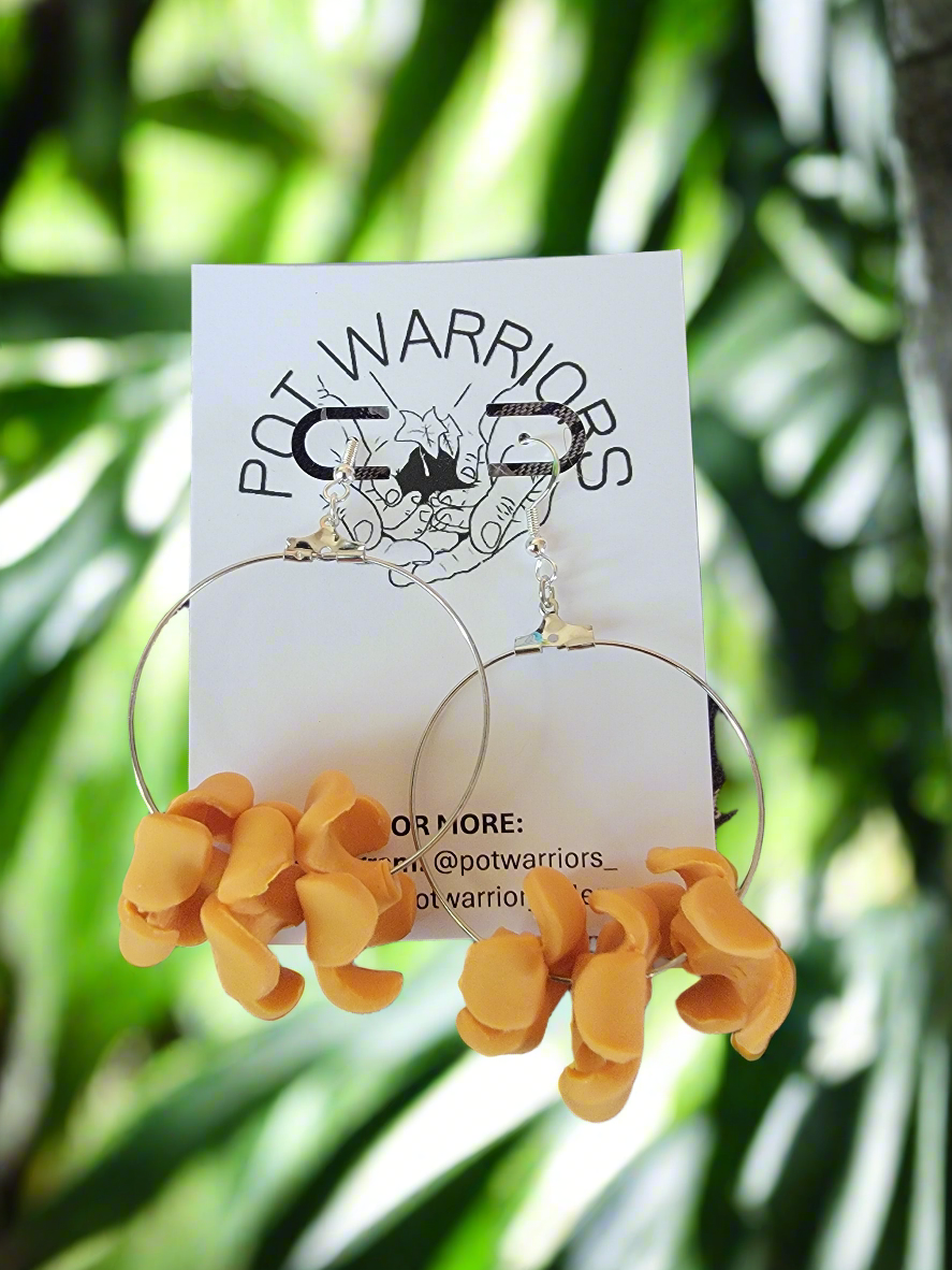 Triple Puakenikeni Hoop Dangle