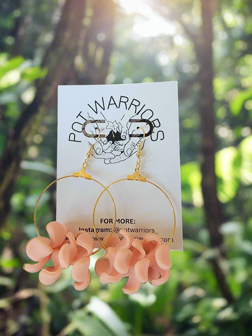 Triple Puakenikeni Hoop Dangle