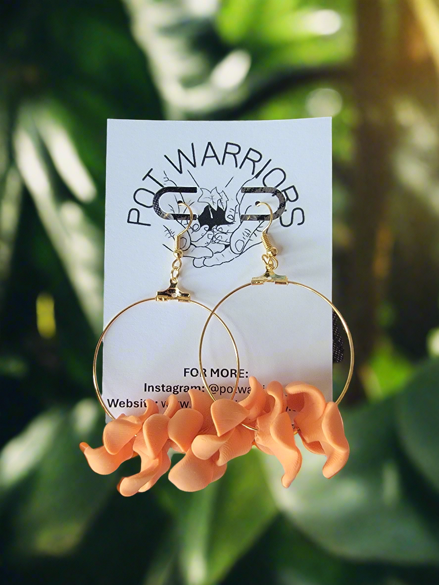 Triple Puakenikeni Hoop Dangle