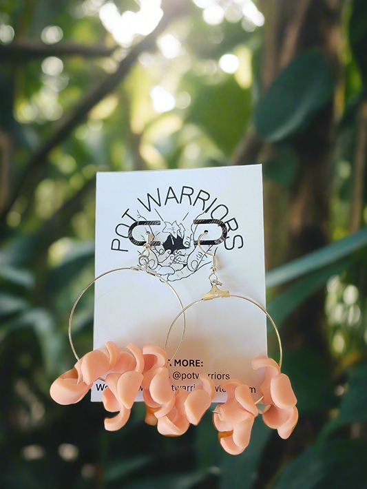 Triple Puakenikeni Hoop Dangle